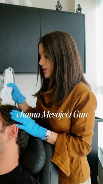 Procedimento de Mesoject Gun realizado pela Doutora Natália